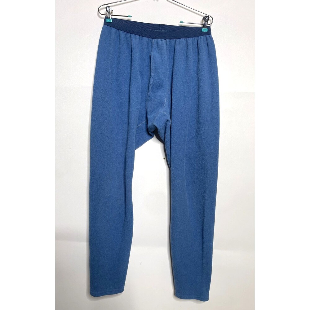 Patagonia Pants Mens XL Blue Capilene Base Layer Vintage Made In USA Hiking